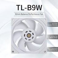 Thermalright 92mm Case Fan TL-B9/B9W Gary&White 92mm  Premium Fan 4-Pin PWM 2500 RPM S-FDB V2 Bearin