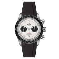 Integrated Curved End FKM Rubber Watch Strap Compatible for Tudor Black Bay Chrono 41mm / 42mm Watch