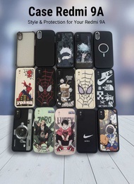 Softcase Xiaomi Redmi 9A Case Motif Anime Spiderman One Piece Gojo Satoru Casing HP Redmi9A Silikon