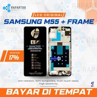 Samsung M55 M556 OLED Lcd + Original Frame Fullset Touchscreen Life Future