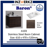 Baron A103 Stainless Steel Basin Cabinet