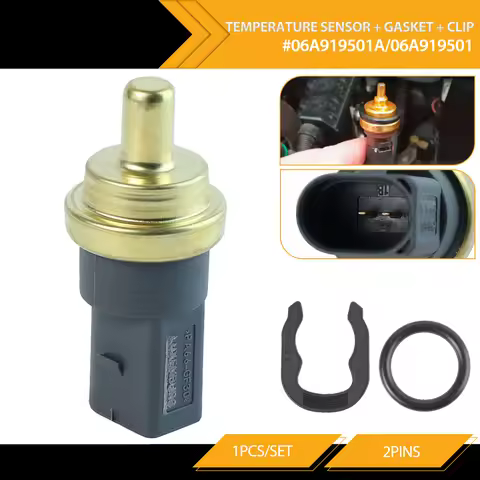 Coolant Temperature Sensor For Skoda Audi A1 A3 A4 A5 A6 A7 A8 Q3 Q5 Q7 TT R8 VW Jetta Golf Passat S
