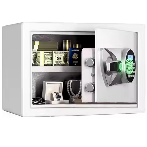Fireproof Biometric Safe Box Hidden Design Digital Keypad Security Safe Lock Cabinet 0.8/1.2/1.8 Cub