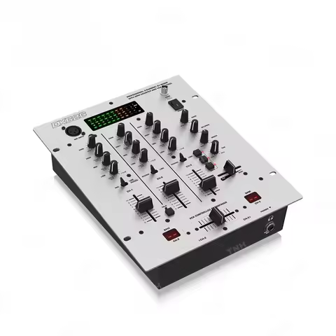TNH MC-DX626 Professional 3-Channel Digital Audio DJ Mixer with BPM Counter and VCA Dj Controller/au