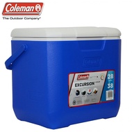 COLEMAN - 30QT COOLER BOX (BLUE/RED)