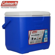 COLEMAN - 30QT COOLER BOX (BLUE/RED)