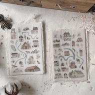 Mu. No.67 Travel Map Transfer Sticker