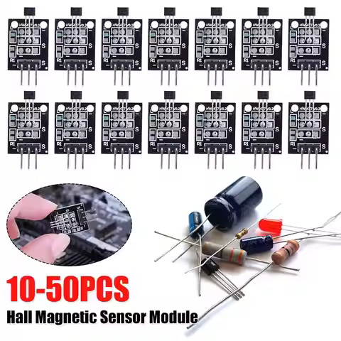 10-50PCS KY-003 Hall Magnetic Sensor Module A3144 Standard Magnetic Switch Sensor Module for Arduino