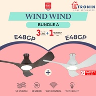 [Free Standard Installation] KDK Wind Wind Bundle A (E48GP + E48GP)