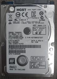 HGST 2.5吋 500GB 7mm 超薄硬碟 (Z7K500-500),通電4百多小時