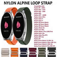 Ready Stock] Alpine Loop Nylon Strap Band - Haylou RS3 RS5 Solar Ultra 5 4 Lite 4S S6 S8 Watch 2 Pro