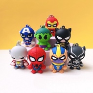 Keychain Marvel Avengers Spiderman Ironman Thor Batman Captain America Keychain For Souvenirs