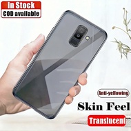 For Samsung Galaxy J8 2018 6.0 inch SM-J810F J810G J810Y J810GF J810M Silky Smooth Soft Smoky Black 