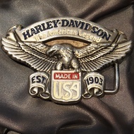 古老美國Harley Davidson 皮帶扣