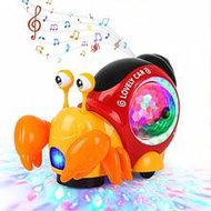 Glowing Snail Toy, Electric Snail Toy, Crawling Snail Toy, Musical Crawling Toy, Dynamic Interactive