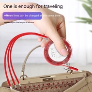 3-in-1 USB Retractable DataCharger3A for Android Type C Fast Wire Cable Charger