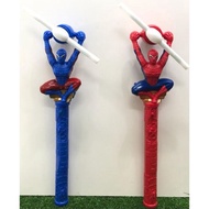 NEW TOY FOR KIDS 075-2 B/O SPIDERMAN LIGHT & SOUND 38CM FAN MAINAN KANAK-KANAK KEPAS LAMPU DAN MUZIC