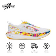 910 AURORUN STRIDE SE BALI RUNNING SHOES WHITE/ YELLOW PINK/biru