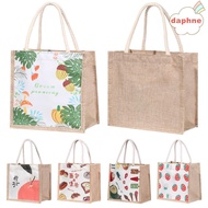 Ready Stock/◕DAPHNE Women Lunch Bags Ethnic Style Casual Tote Canvas Handbag Peking Opera Personalit