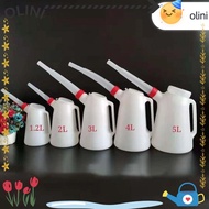 OLINI Oil Measuring Jug, Plastic with Pouring Spout Container Oiler, Durable 1.2/2/3/4/5 Litre Oil M