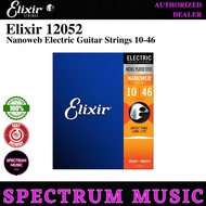 Elixir 12052 Nanoweb Electric Guitar Strings 10-46