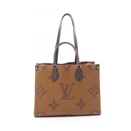 【二手】路易威登LOUIS VUITTON Tote Bag OnTheGo MM Monogram Giant Reverse 2WAY M45321 PVC塗層帆布皮革 OnTheGo MM