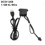 DC5V USB Power Supply Adapter Driver Controller Inverter For 1-5M El Wire Electroluminescent Light,DC To AC