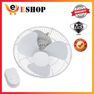 16in Auto Fan round cooling 360degree rotation/ kipas automatik with regulator control 凉快风扇