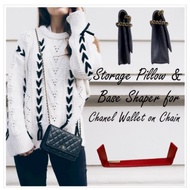 Base Shaper & Storage Pillow for Chanel Classic WOC Wallet on Chain