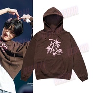 Korean kpop Hoodie jacket TXT 2025 WORLD TOUR ACT PROMISE -EP.2- SPRAY pink version