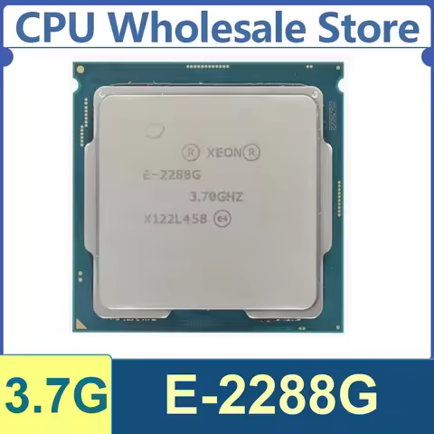 Xeon E-2288G 8 Core 16 Thread 3.70GHz 95W 16MB Cache 14nm LGA1151 SRFB3 DDR4-2666 MHz Coffee Lake SP