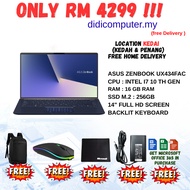 ASUS ZENBOOK UX434FAC INTEL UHD I7-10 GEN 16GB RAM 256 GB