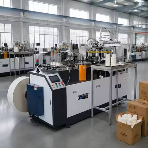 1 To 16oz 150pcs Paper Cup Forming Machine Disposable Cup Maker Customized Automatic Cup Forming Equ