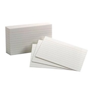 Index Card 100Pcs in a pack (3x5)(4x6)(5x8)
