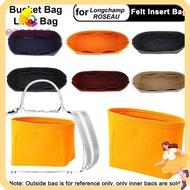 MOILYSG Insert Bag, Multi-Pocket Storage Bags Liner Bag,  Bucket Bag Travel Felt Bag Organizer for Longchamp ROSEAU