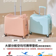 Beg Tunggangan Kanak-Kanak untuk Kanak-Kanak Perempuan, Bagasi Perjalanan Ringan Kartun dengan Kata 