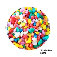 Pattaya หินใส่ตู้ปลา หินประดับ ตกแต่งสวน 100g / ต่อแพ็ค Colorful Stones
