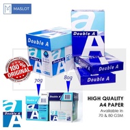 [MasLoT] DOUBLE A High Grade Copy Paper (Available in 70 & 80GSM)