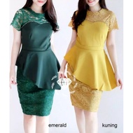 Baju Wanita Terbaru 2021 Kekinian Remaja Dress Pesta Luxury Scuba