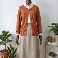 2HAND JAPANESE BROWN CARDIGAN FALL-Winter
