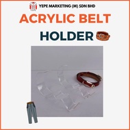 ACRYLIC BELT HOLDER BH001 / ACRYLIC BELT DISPLAY RACK / BELT DISPLAY STAND HOLDER