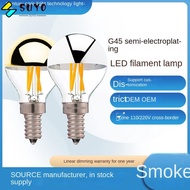 SUYO Crystal Light Bulb, 4W E12/E14/E26/E27 LED Light Bulb, 2023 2200K 2700K Candle Warm White Candl