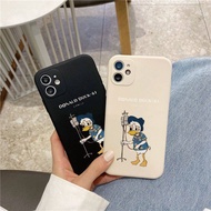 Injection Donald Duck Suitable for Apple 11 Straight Edge Rubik's Cube Apple 14pro Phone Case 15plus