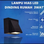 Minimalist 1-Way Cob 3-watt Led Garden Light 1-Way Wall Light