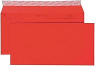 Elco 18833.92 Colour Box with Lid and 250 Envelopes/Envelope Peel and Seal C5/6 DL 100 g Intense Red