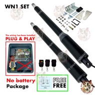 WN1 ( 2CH 433MHZ ) SWING ARM AUTO GATE SYSTEM ( SET )