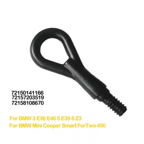 Tow Hook Towing Eye Car Trailer Towing Bars for BMW 3 E36 E46 5 E39 8 Z3 323Ci 325i 325i 850i M5 Z3 
