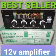 12v dc 12v audio amplifier car, motorbike, battery, dms 570 ADL27