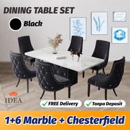 Dining set 6seater 8seater Table Home And Living Furniture Desk And Tables Meja kerusi makan