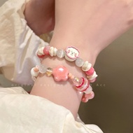 gelang tangan perempuan gelang Niche Cute Ceramic Design Sweet Girl Bracelet